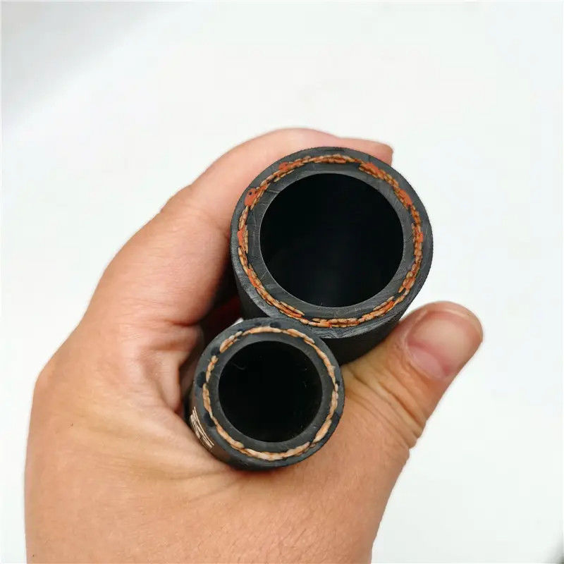 tuyau de retour d'huile en caoutchouc polyvalent flexible R3 R6 tuyau hydraulique tressé en fibres