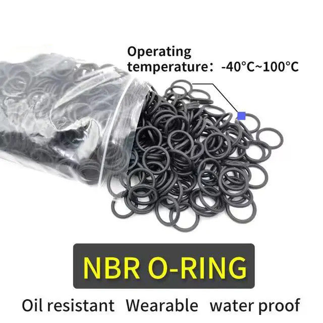 Silicone FKM EPDM NBR O Anneaux, Sceaux en caoutchouc nitrile O Anneaux de différentes tailles